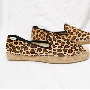 SOLUDOS Platform Genuine Calf Hair Smoking Slipper